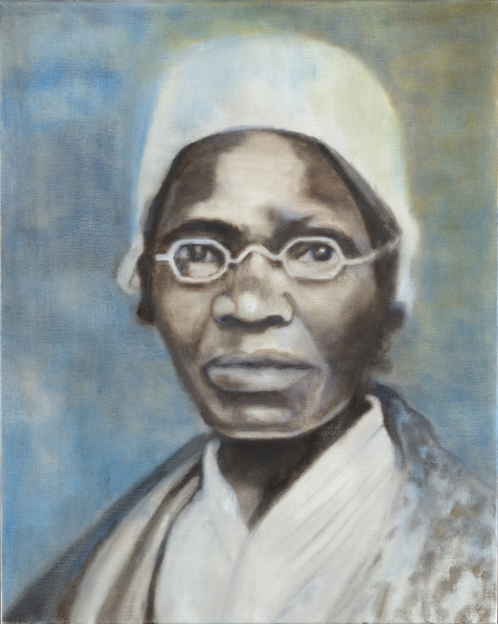 3/4 - Aflevering twee van Kunst Centraal gaat over dit portret van Sojourner Truth, geschilderd door Iris Kensmil in 2018.