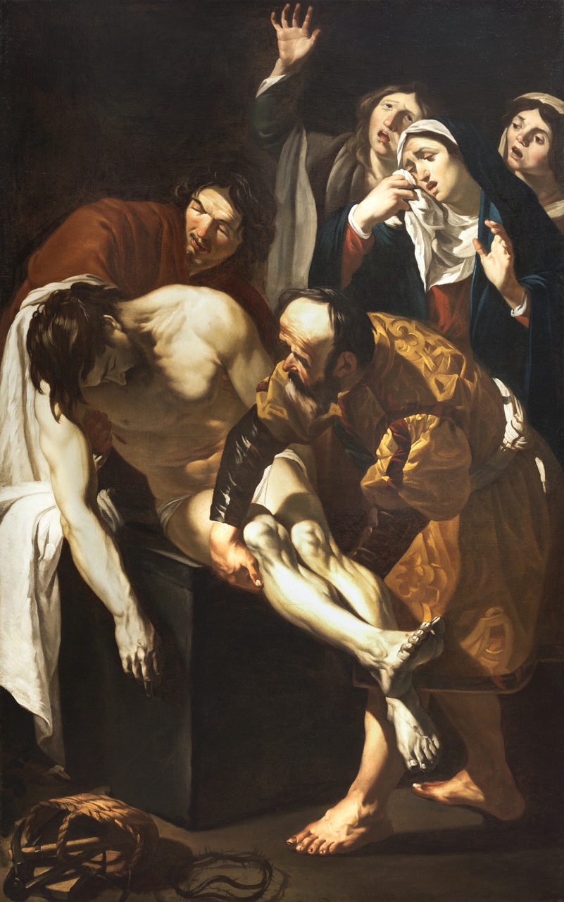 4/36 - Dirck van Baburen, De graflegging van Christus, 1617-1621